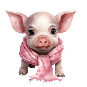 cute little pig watercolor 4.png