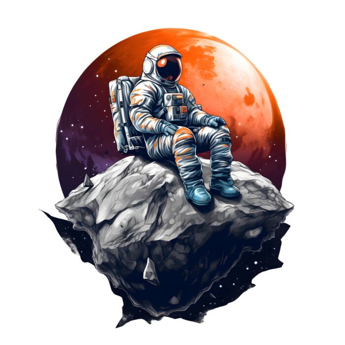 Astronaut on Stone-png Astronaut on Stone.png