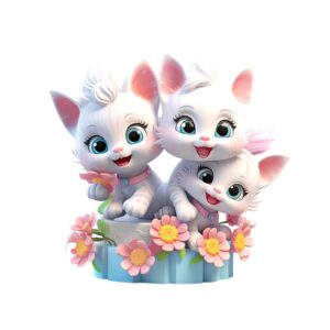 Cute 3D Cats 04.png