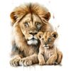 Father And Baby Lion 1.png