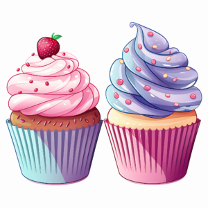 1€ Sale - 2 Muffins - 7cm