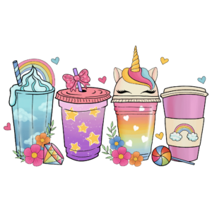 1€ Sale - Trinkbecher Einhorn - 7cm