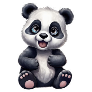 1€ Sale - Panda - 7cm