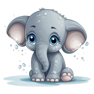 1€ Sale - Baby Elefant - 7cm