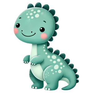 1€ Sale - Babydino Grün - 7cm