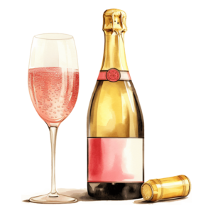 1€ Sale - Sekt Rot - 7cm