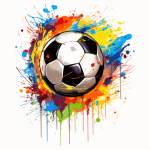 1€ Sale - Fußball Rainbow - 7cm