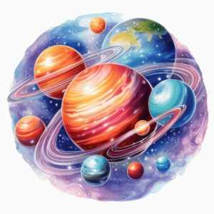 1€ Sale - Planeten - 7cm