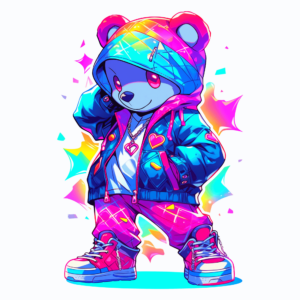 1€ Sale - Hiphop Bär - 7cm