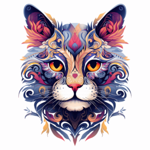 1€ Sale - Katze Fantasy - 7cm