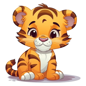 1€ Sale - Baby Tiger - 7cm