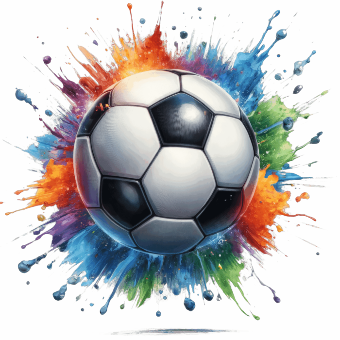 Bügelbild-Fussball-Bunt-min