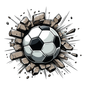 1€ Sale - Fußball Mauer - 7cm