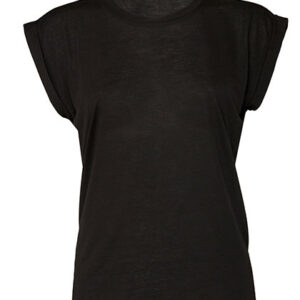 Women´s Flowy Muscle Tee With Rolled Cuff