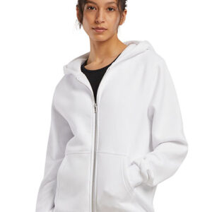 Ladies Fluffy Zip Hoody