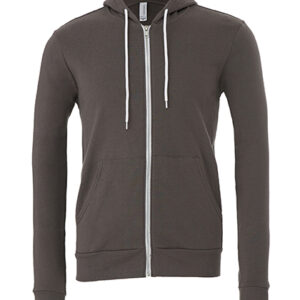 Unisex Poly-Cotton Fleece Full-Zip Hoodie