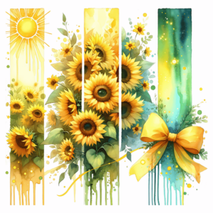 Bügelbild - Design - Sonnenblume