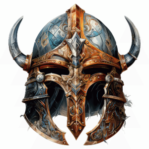 Bügelbild -Wikinger Helm
