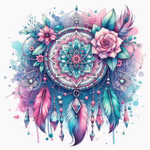 Bügelbild - Traumfänger - Himmlisch