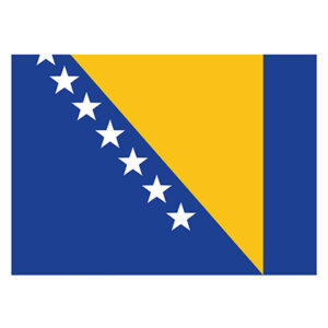 Fahne Bosnien und Herzegowina