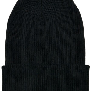 Recycled Yarn Ribbed Knit Beanie