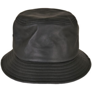 Imitation Leather Bucket Hat