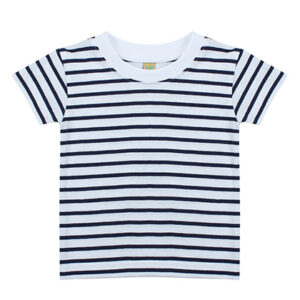 Short Sleeved Stripe T Shirt