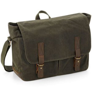 Heritage Waxed Canvas Messenger