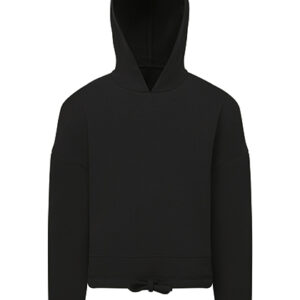 Kids Recycled Cropped Oversize Hoodie