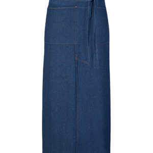 Jeans Bistro Apron With Split