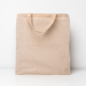 Cotton Bag Natural Short Handles