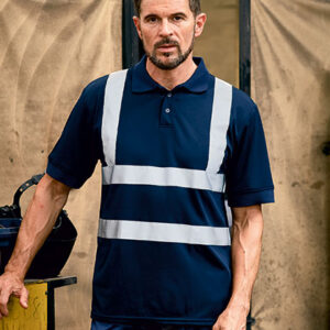 Two Band & Brace Hi-Vis Polo Shirt