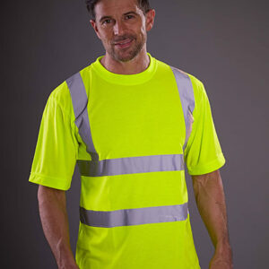 Two Band & Brace Hi-Vis T-Shirt