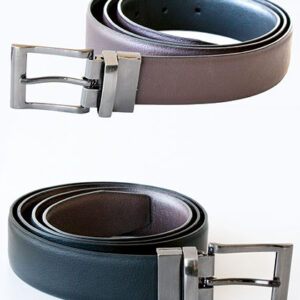 Elegant Two-Color Reversible Belt Schaffhausen