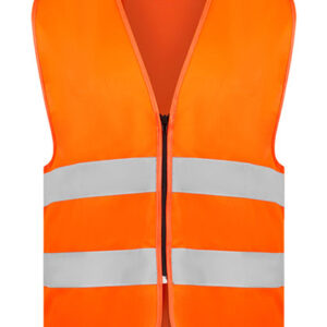 Hi-Vis Safety Vest Cologne With Front Zipper