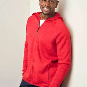 Lux Hooded Knitfleece Jacket