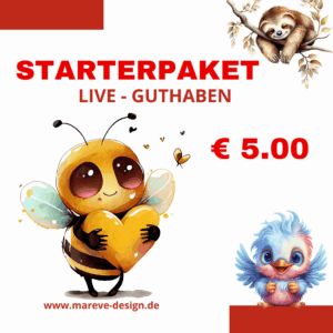 Starterpaket: Live-Guthaben 5 €