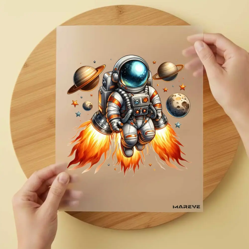 Bügelbild/Sticker - Astronaut startet