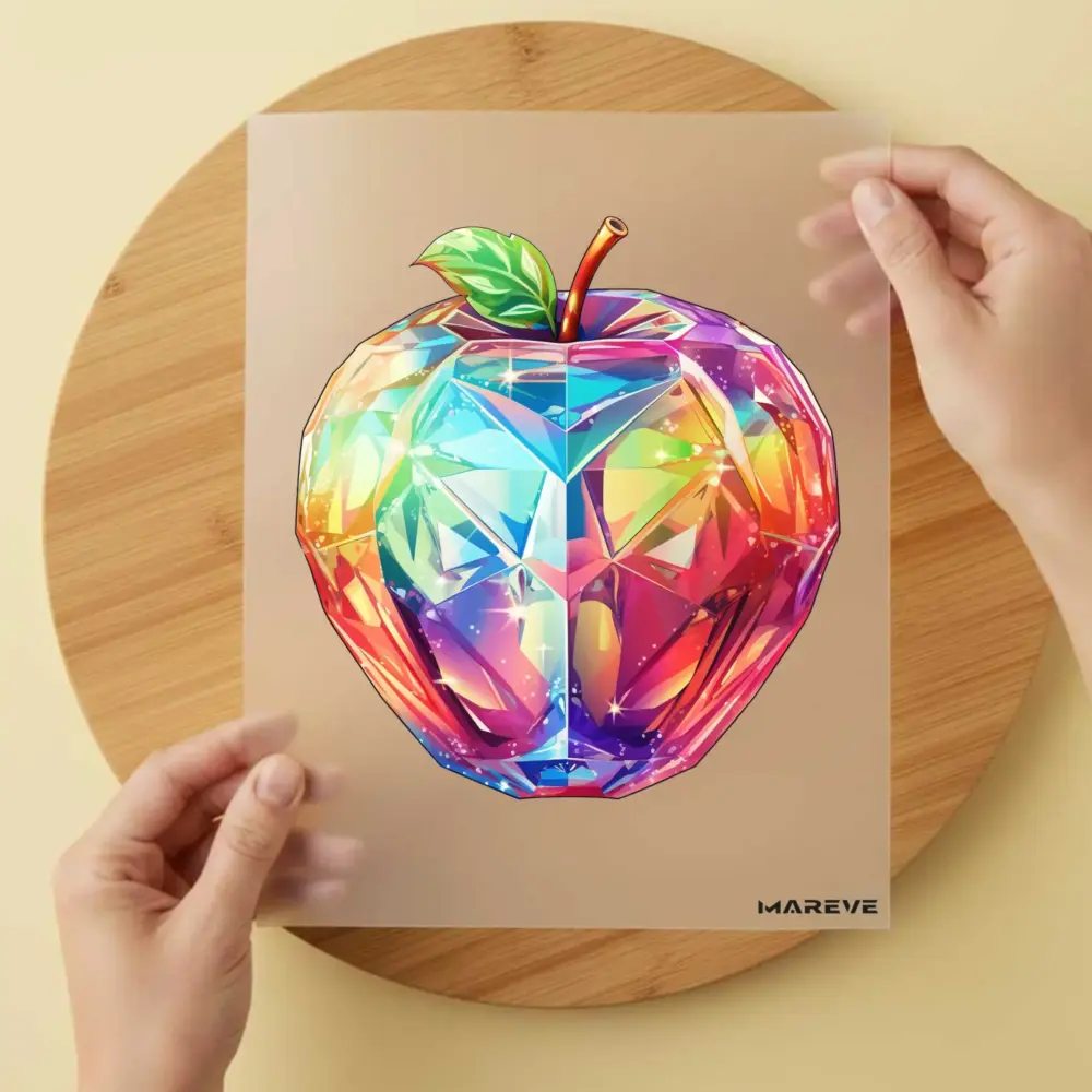Bügelbild/Sticker - Apfel - Magic