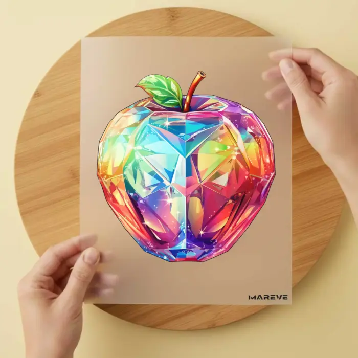 Bügelbild-Apfel-Magic