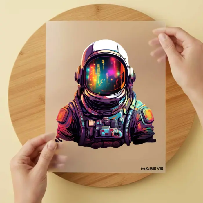 Bügelbild-Astronaut-Magic
