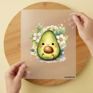 Bügelbild/Sticker -Avocadobaby