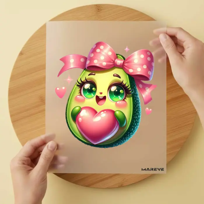 Bügelbild-Avocado-MädchenHerz