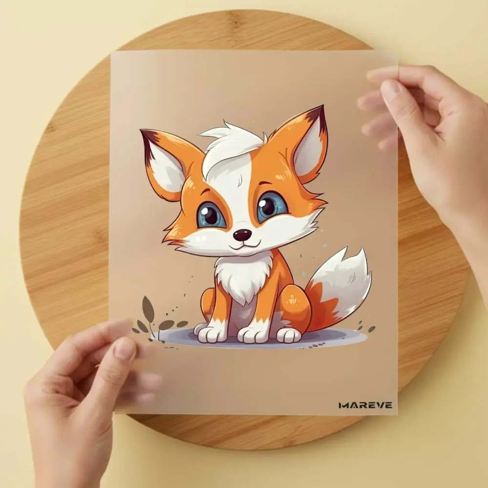 Bügelbild/Sticker - Baby - Fuchs