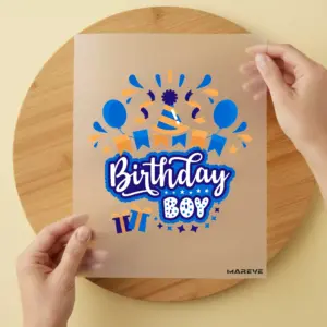 Bügelbild/Sticker - Birthday - Boy