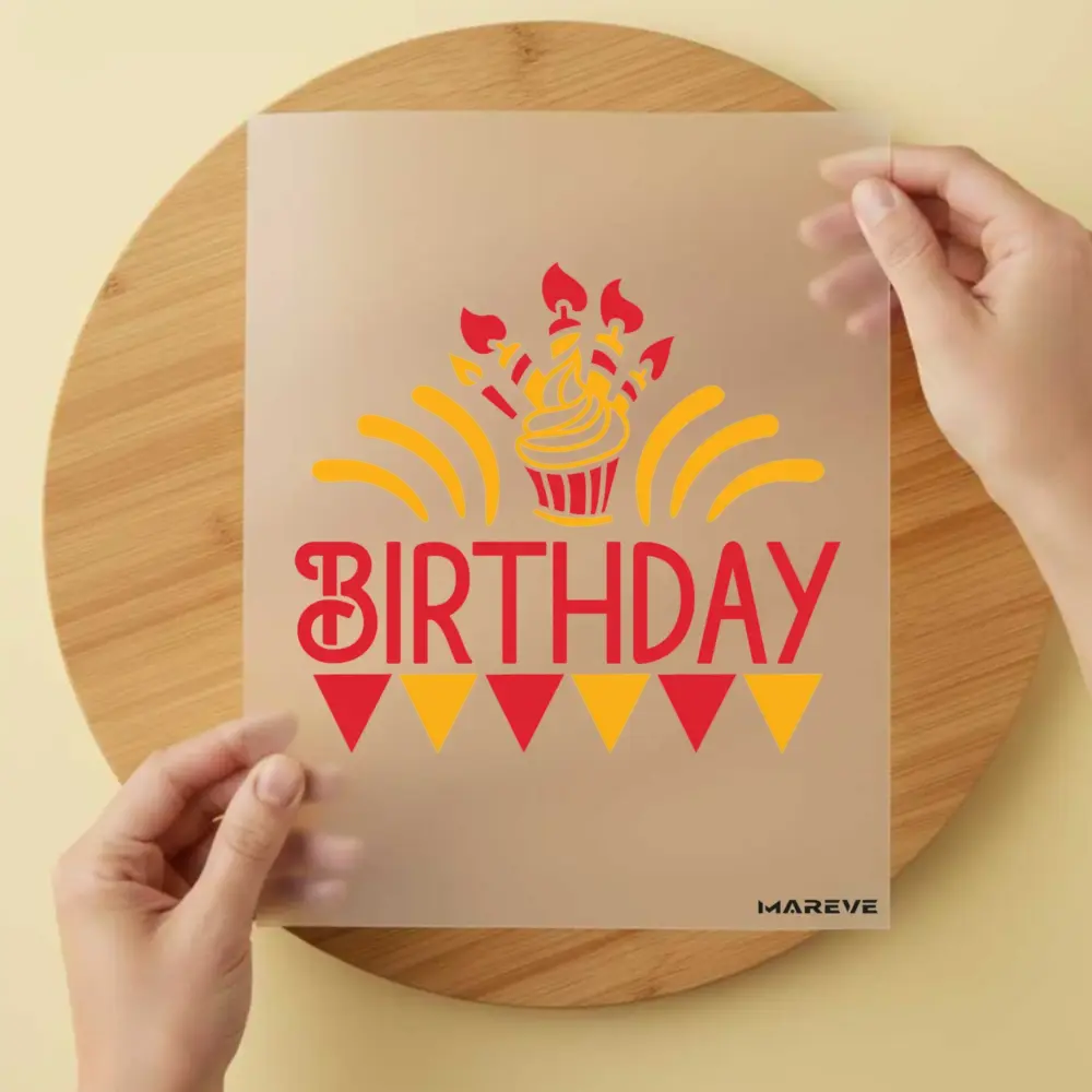 Bügelbild/Sticker - Birthday - Muffin