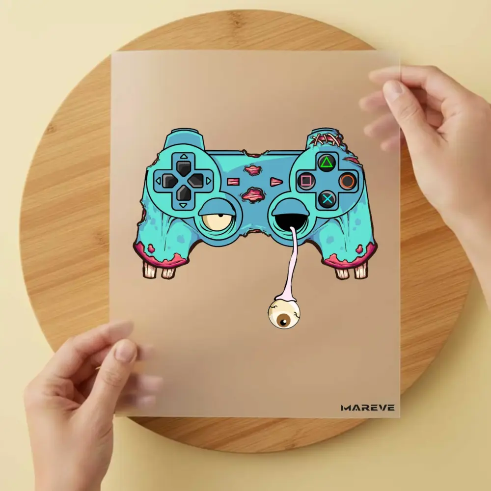 Bügelbild/Sticker - Controller - Zombie