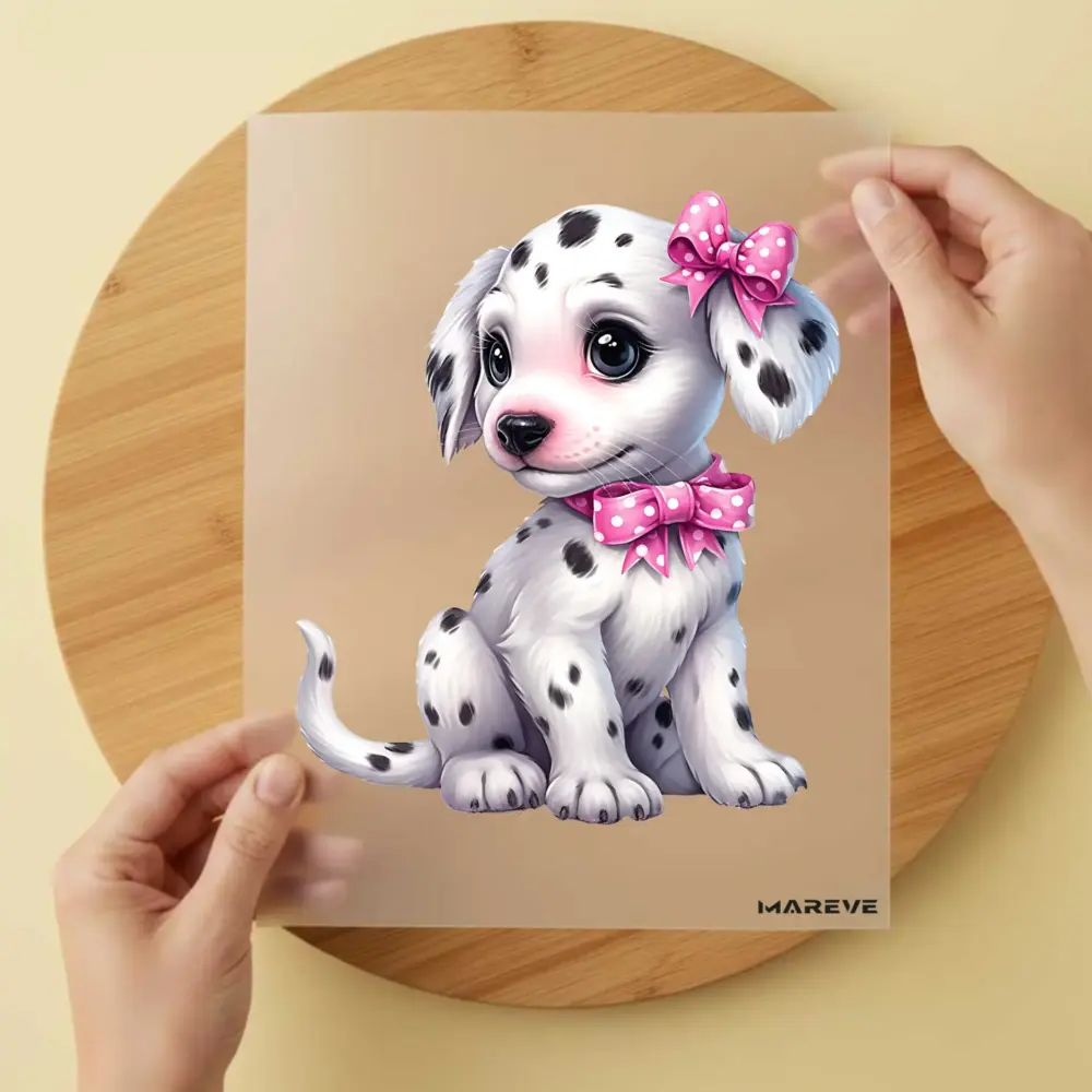 Bügelbild/Sticker - Dalmatiner - Baby - Mädchen