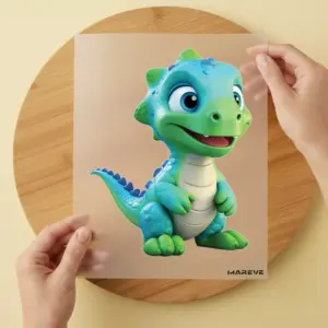 Bügelbild/Sticker - Dino - Grün/Türkis