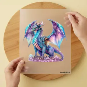 Bügelbild/Sticker - Drache - Magic